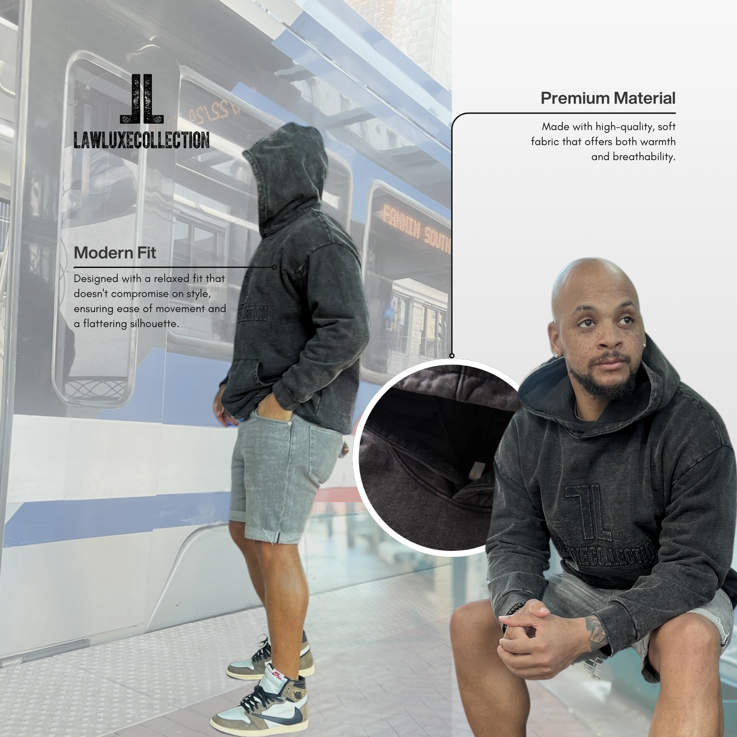 Urban Shadow Hoodie - Law Luxe Collection