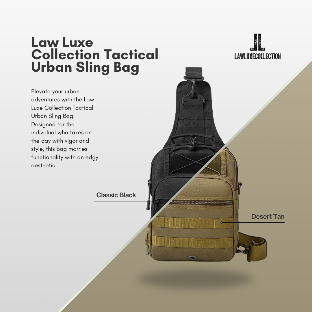 Law Luxe Collection Tactical Urban Sling Bag